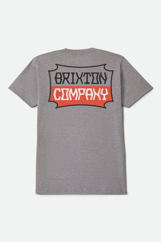 Pillar Short Sleeve T-Shirt - Heather Grey