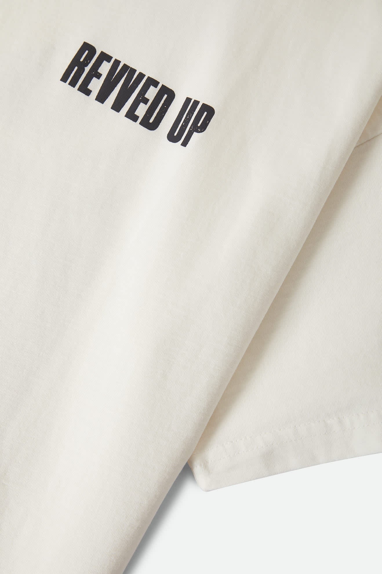 Revved Up Boxy Crew T-Shirt - Off White