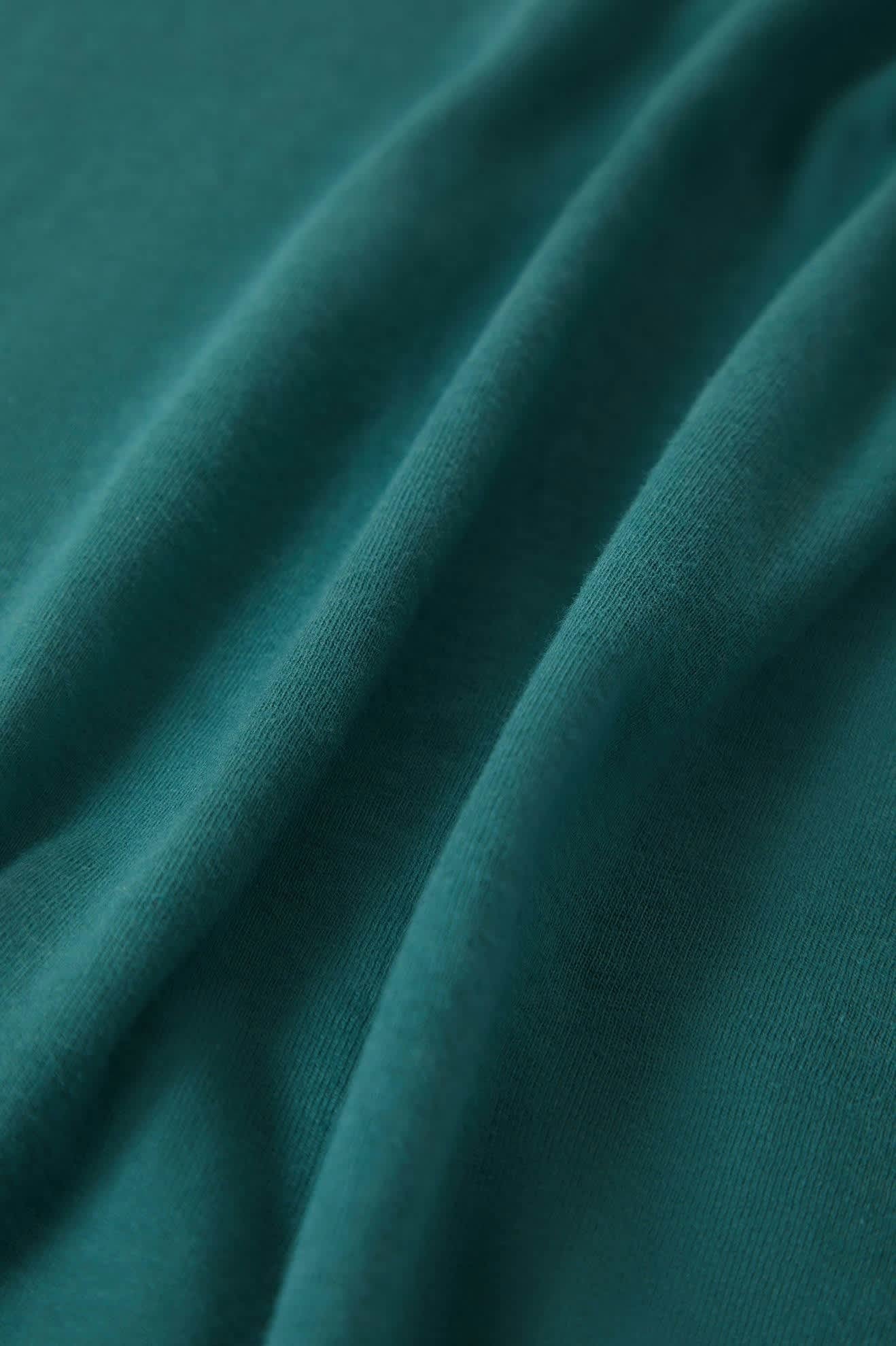 Premium Cotton Short Sleeve Tailored T-Shirt - Night Sage