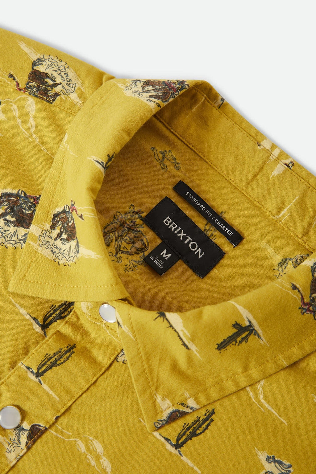 Lone Star X Brixton Short Sleeve Shirt - Texas Gold