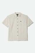 Cru Stripe Dobby Short Sleeve Shirt - Off White