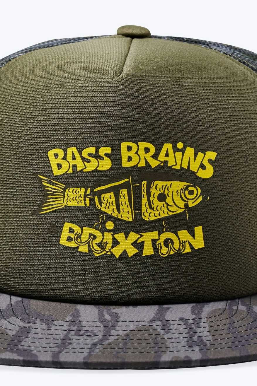 Bass Brains Bait Netplus Trucker Hat - BB Camo
