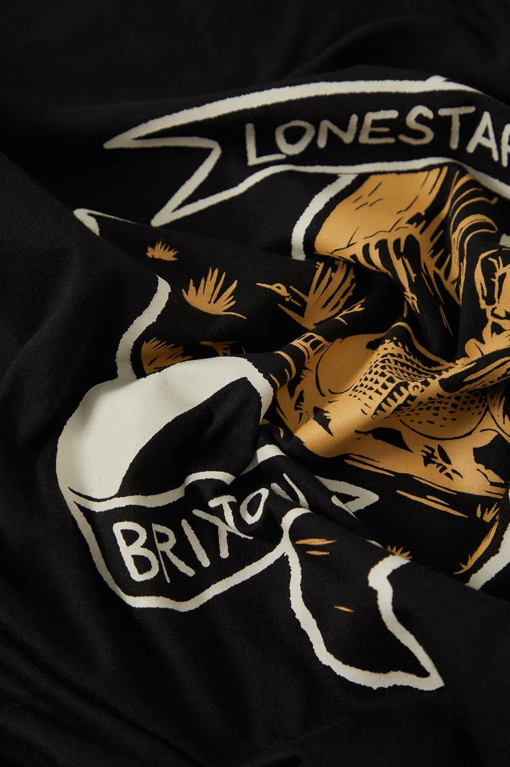 Lone Star Armadillo Muscle T-Shirt - Black