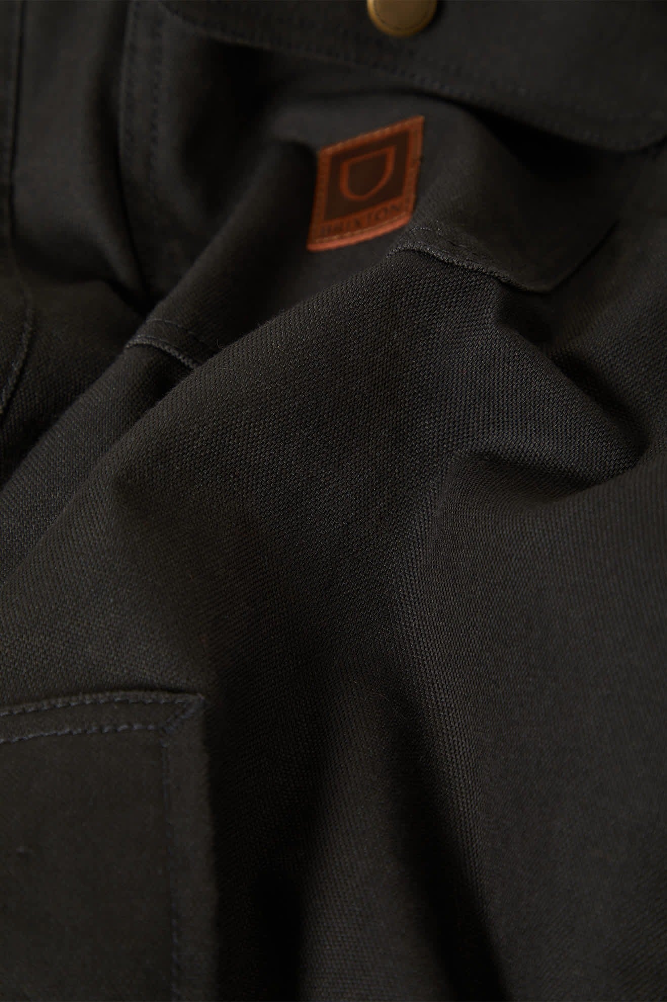 Builders Stretch Flannel Lined Jacket - Washed Black/Red