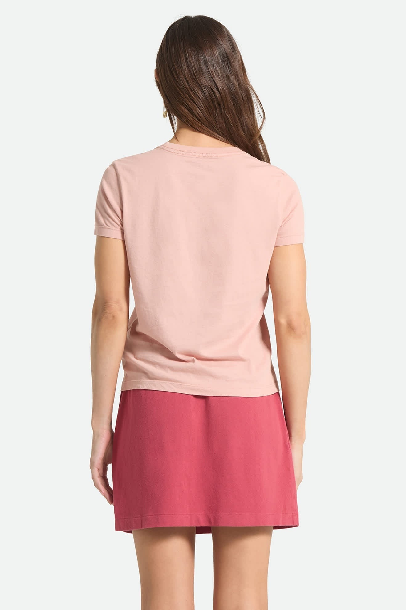 Two Boots Slim Crew T-Shirt - Silver Pink