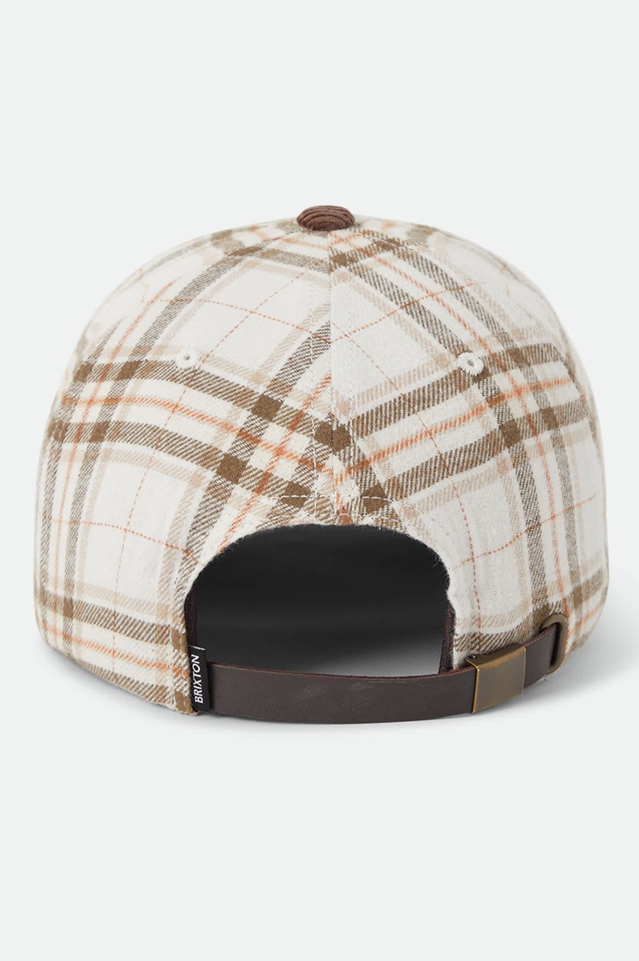 Big B Adjustable Hat - Whitecap Plaid/Brown Corduroy