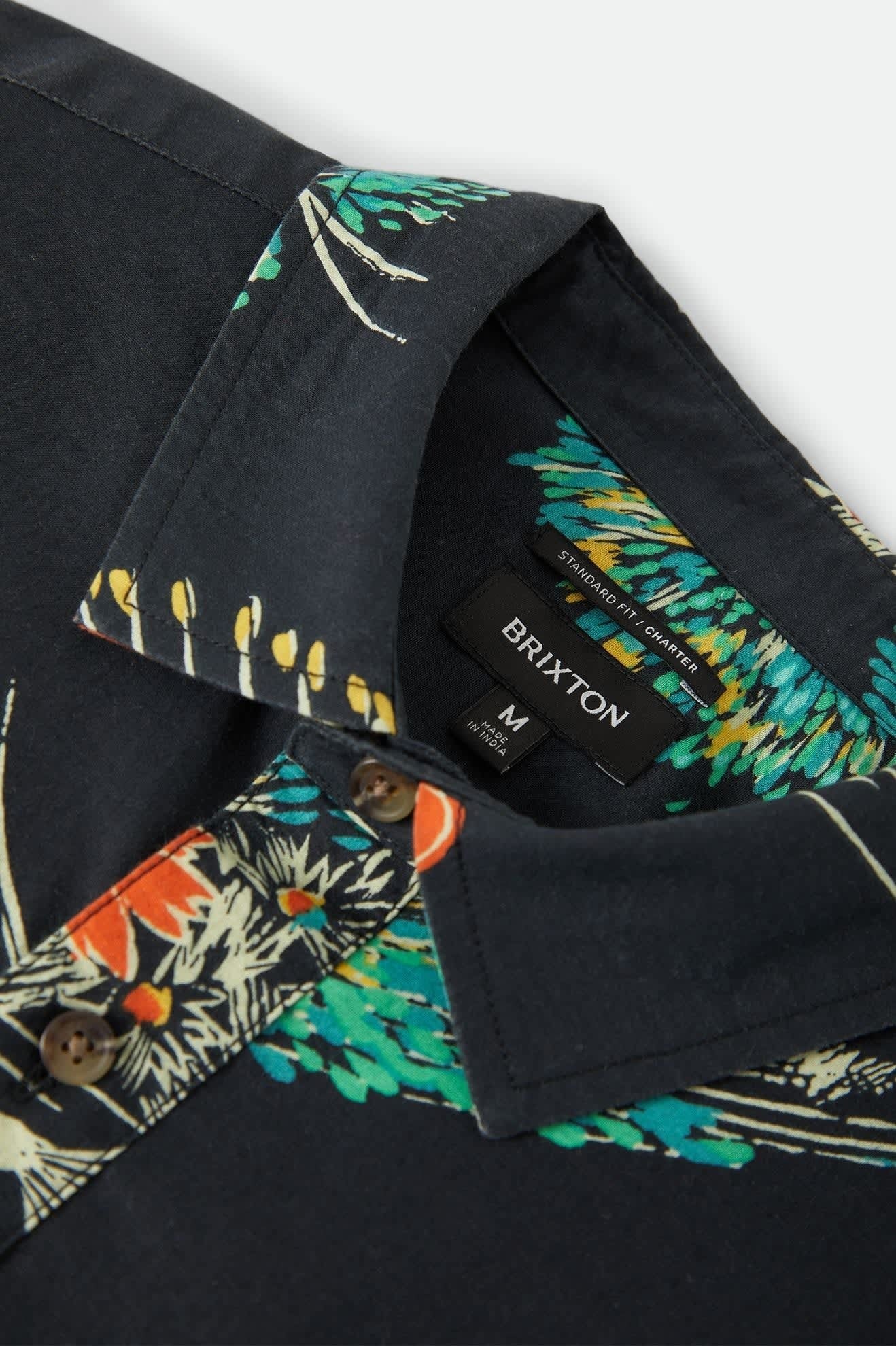 Charter Print Shirt - Black/Floral