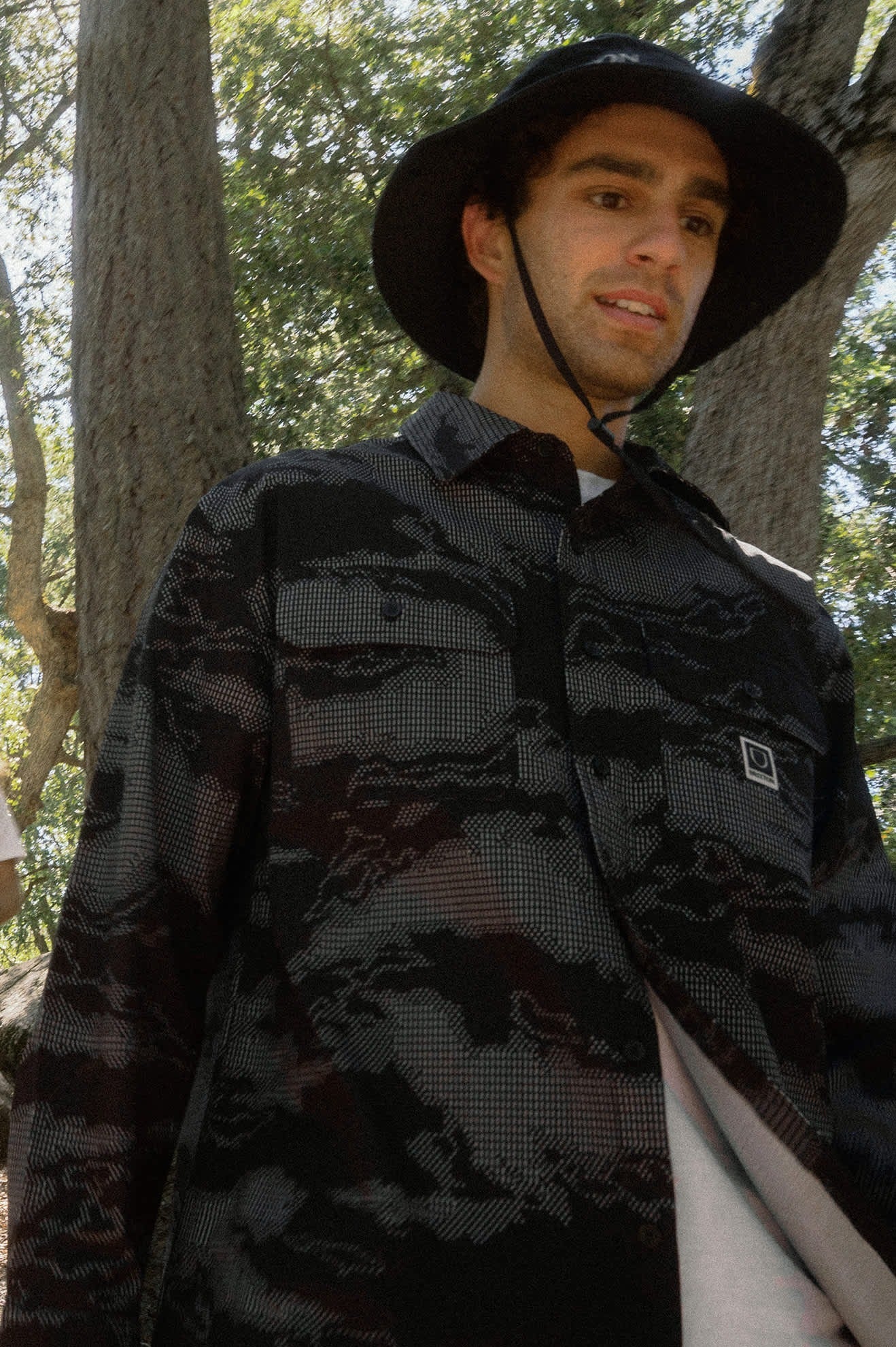 Journey Lightweight Shirt - Black Camo