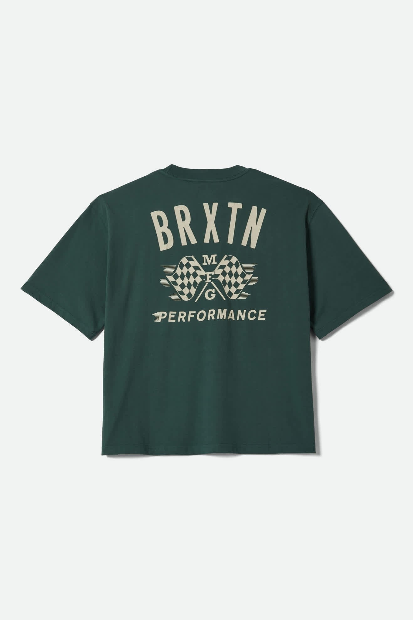 Primary Short Sleeve Cropped Shirt - Primal Green