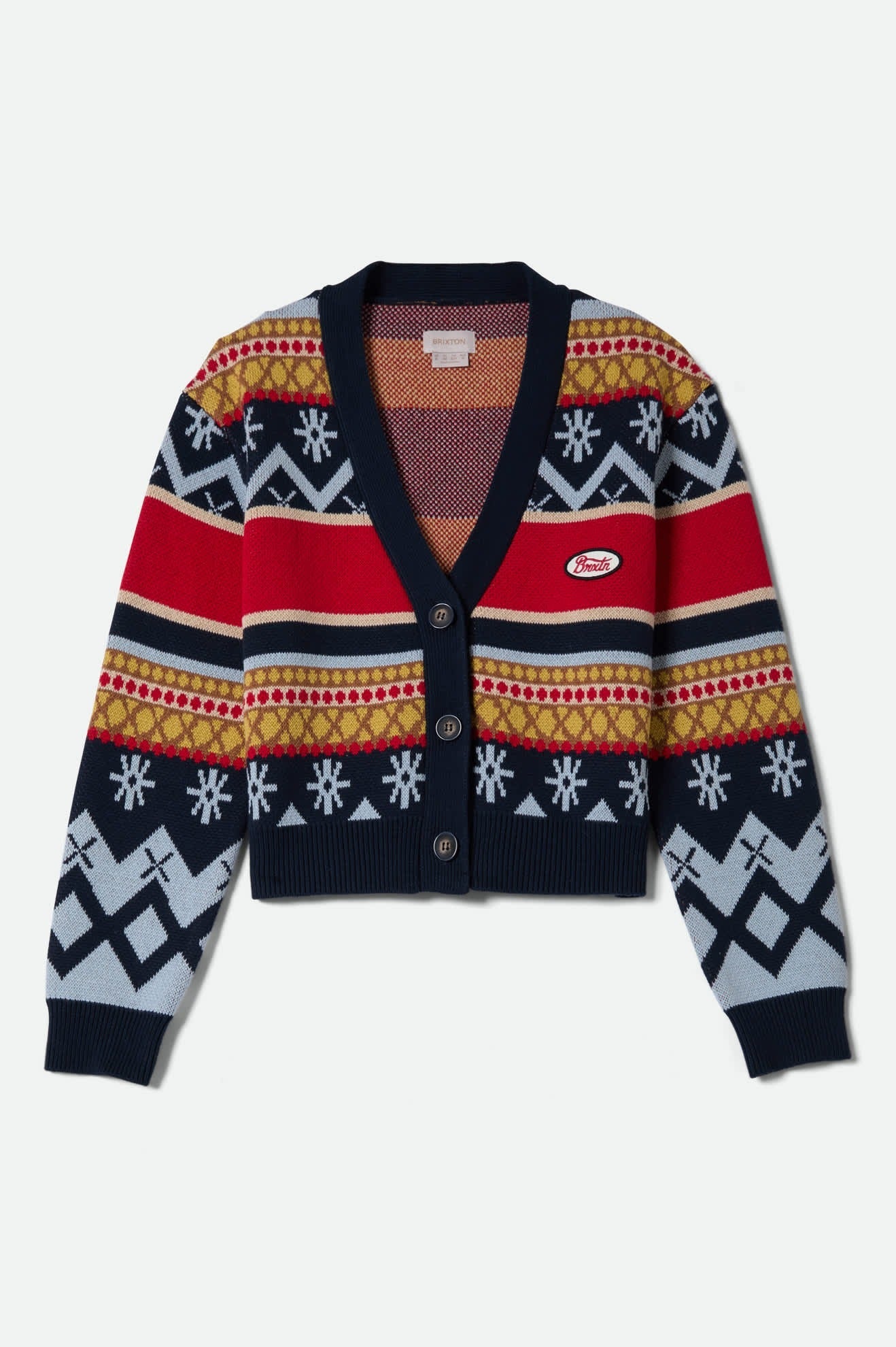 Winter Racing Cardigan - Multi Racing Stripe