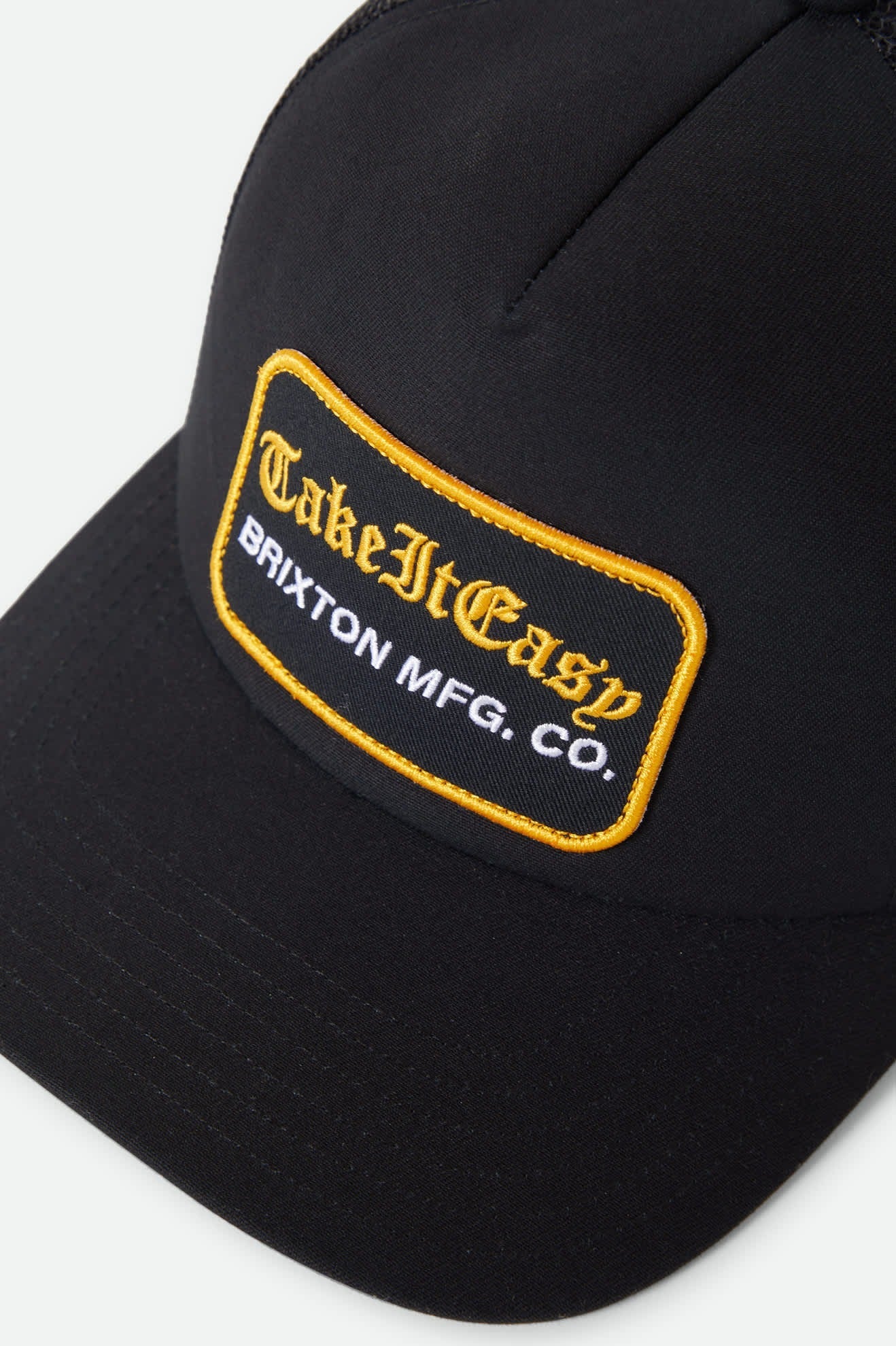 Take It Easy Netplus Trucker Hat - Washed Black