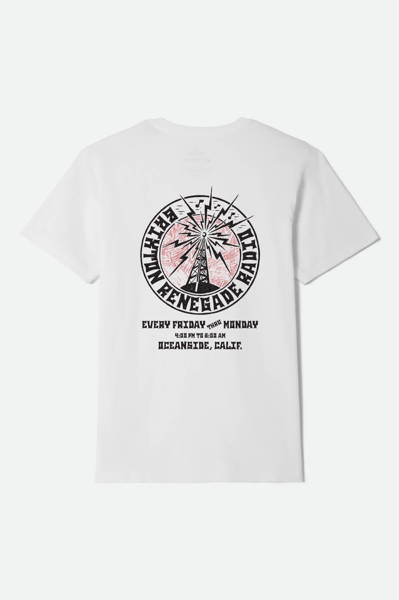 Broadcast S/S Standard T-Shirt - White