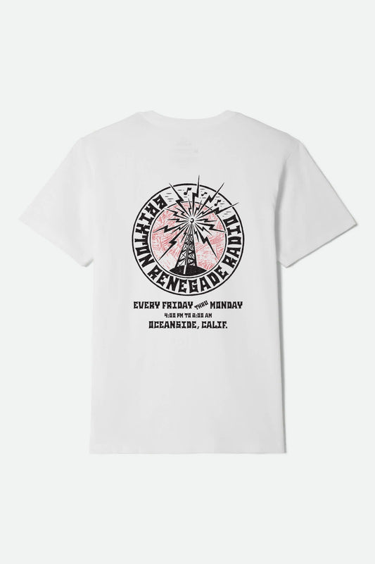 Broadcast S/S Standard T-Shirt - White