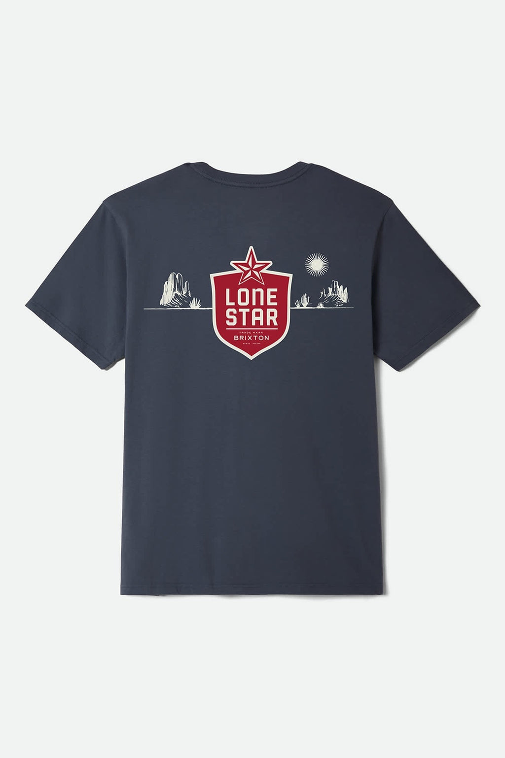 Lone Star Desertscape Short Sleeve Standard T-Shirt - Navy