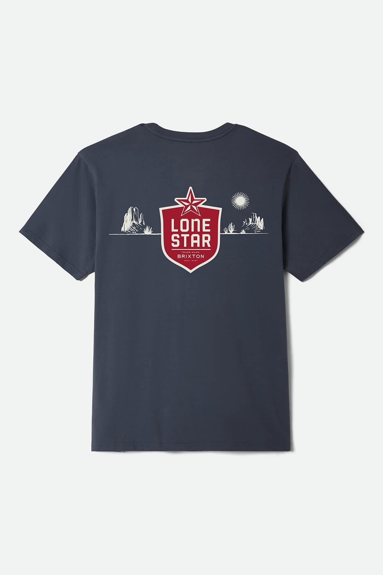 Lone Star Desertscape Short Sleeve Standard T-Shirt - Navy