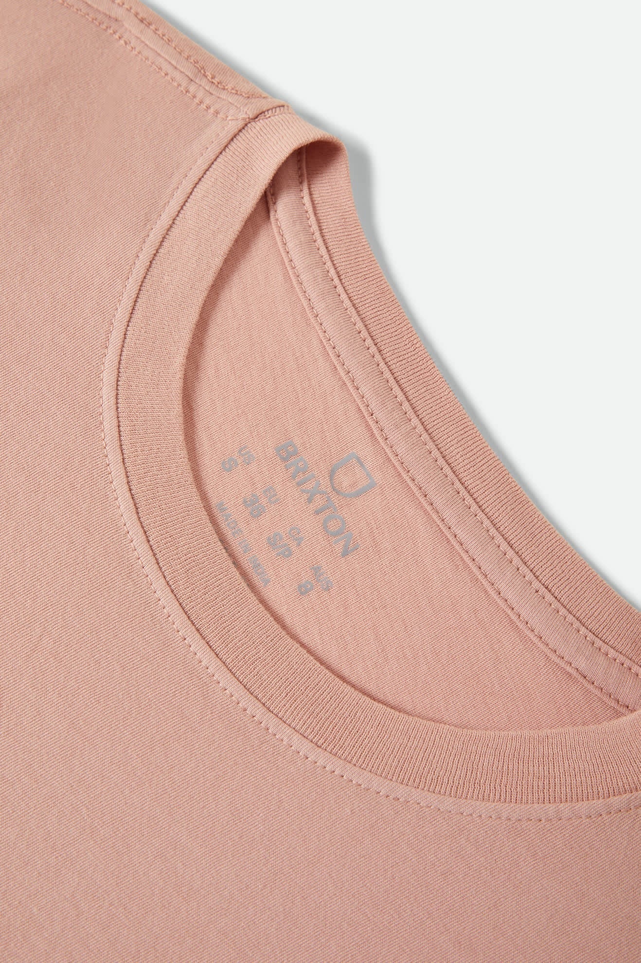 Two Boots Slim Crew T-Shirt - Silver Pink