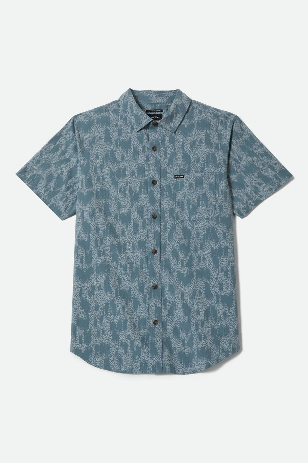 Charter Print Short Sleeve Shirt - Trooper Crackle Paint