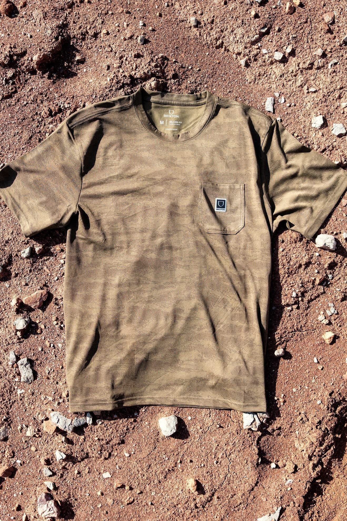 Journey Short Sleeve Pocket T-Shirt - Olive Tiger Camo