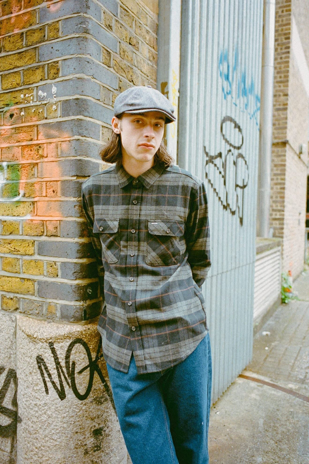 Bowery Flannel - Black/Charcoal