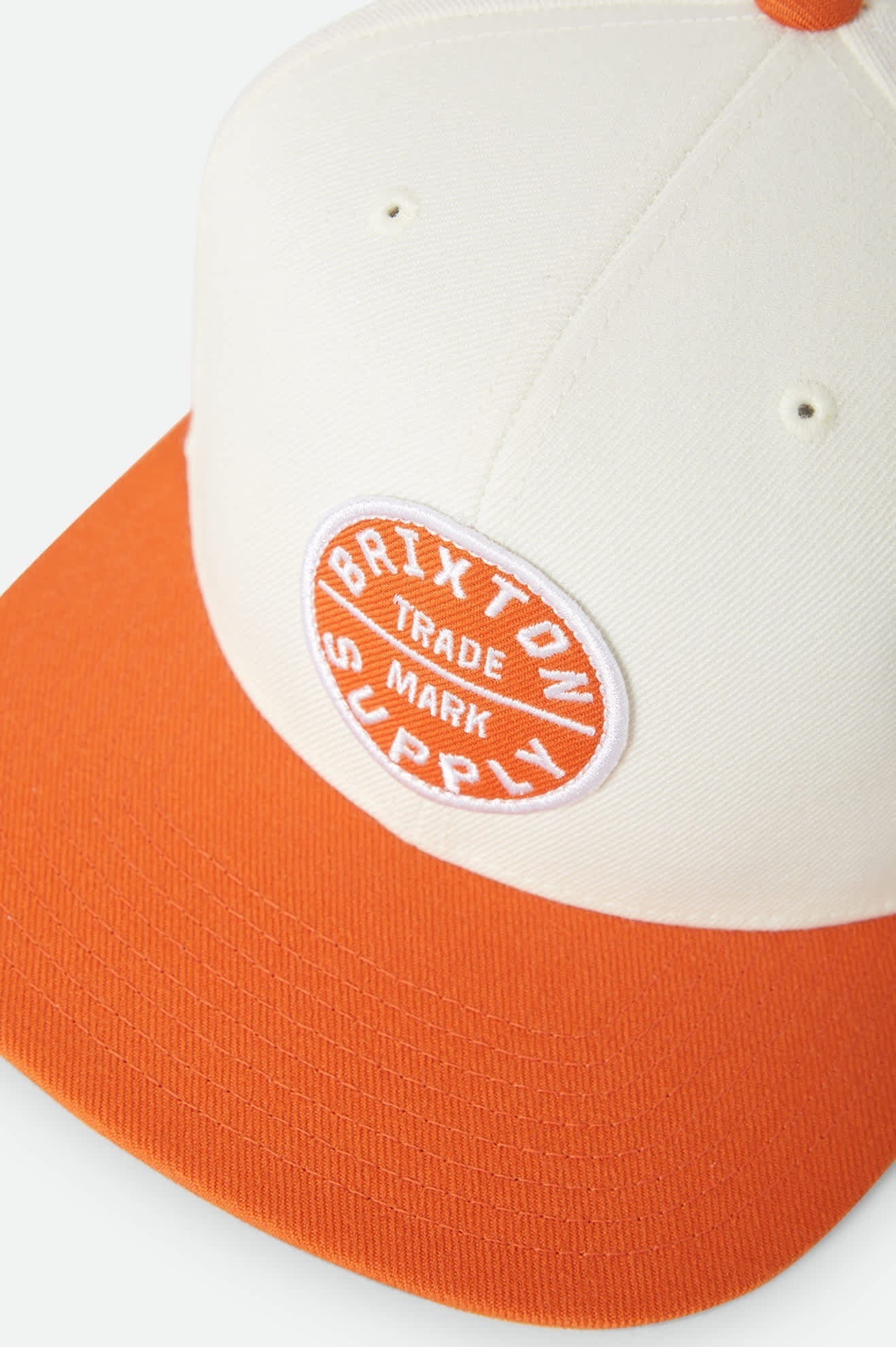 Oath III Snapback - Off White/Burnt Orange