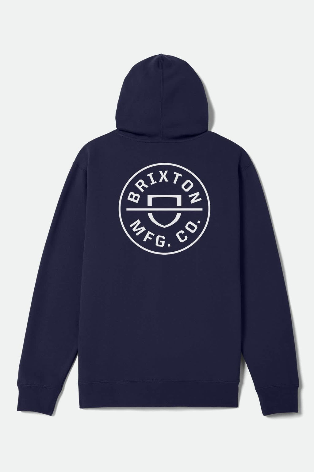 Crest Hoodie - Classic Navy/White