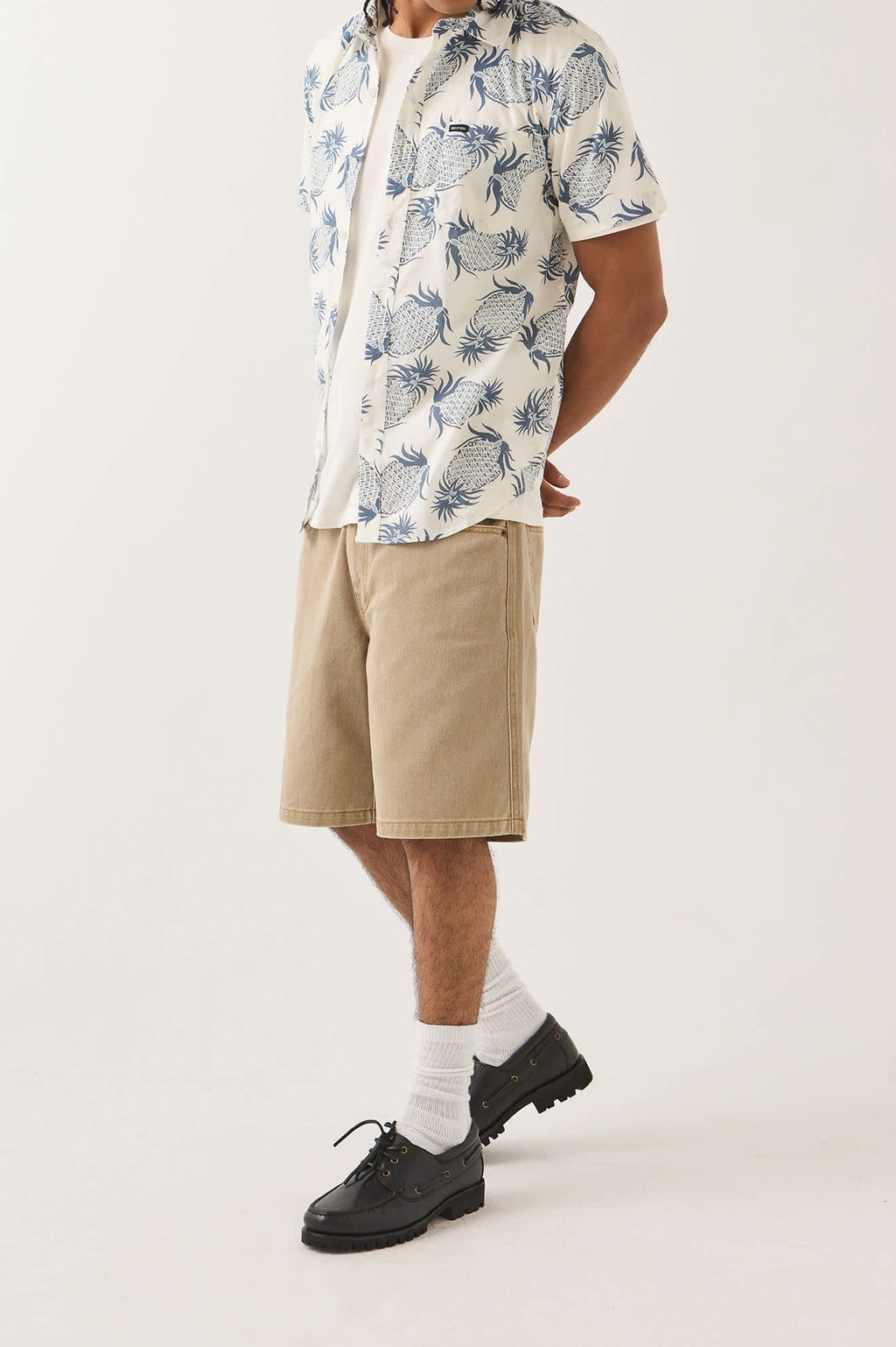 Brixton Relaxed Short - Washed British Khaki