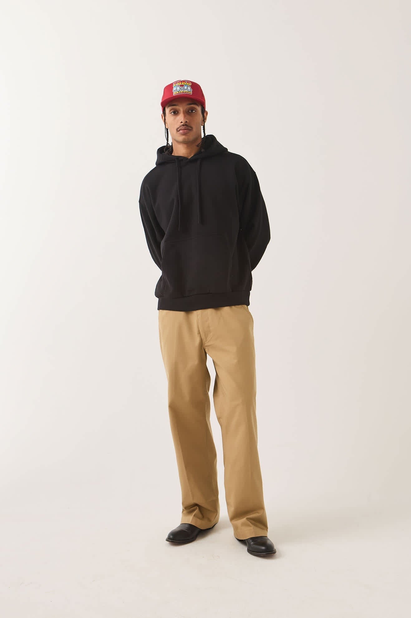 Brixton Baseline Hood Fleece - Black