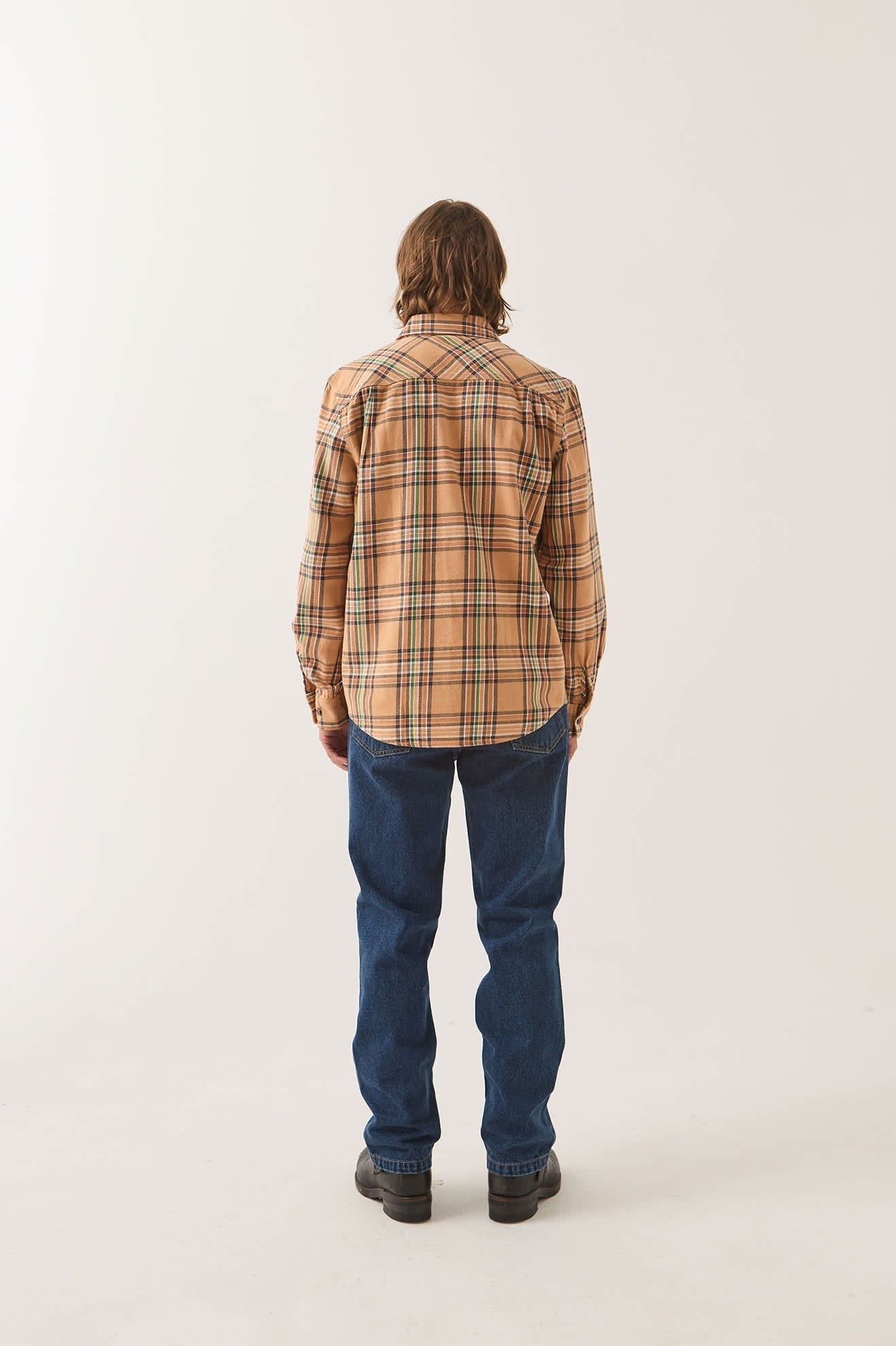 Bowery Flannel - Khaki/Multi