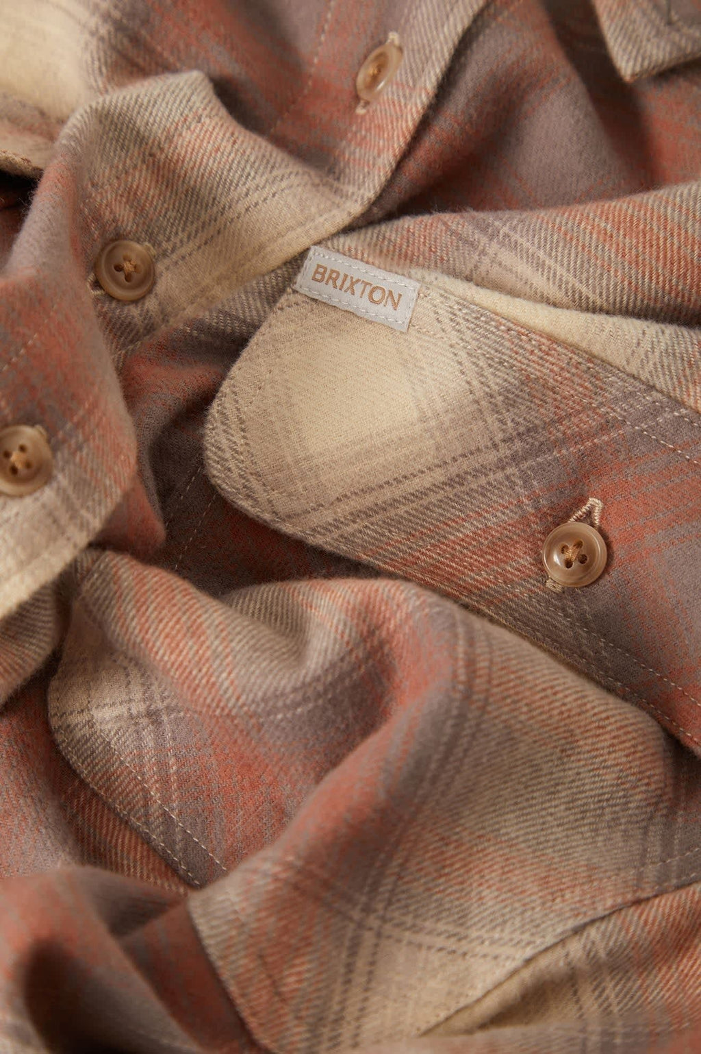 Bowery Crop Women's Overshirt - Soft Tan Window Plaid