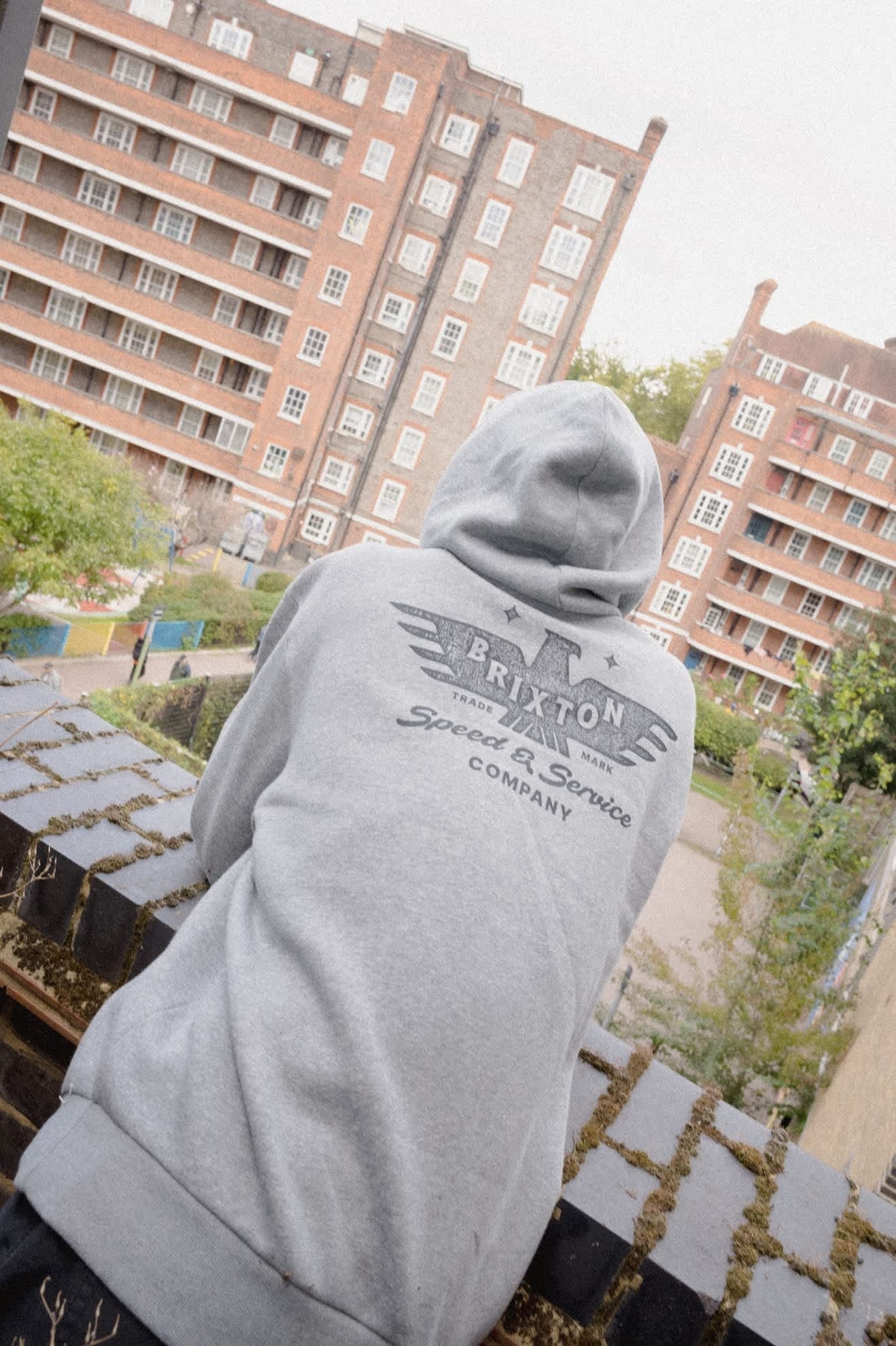 Ewing Hood - Heather Grey