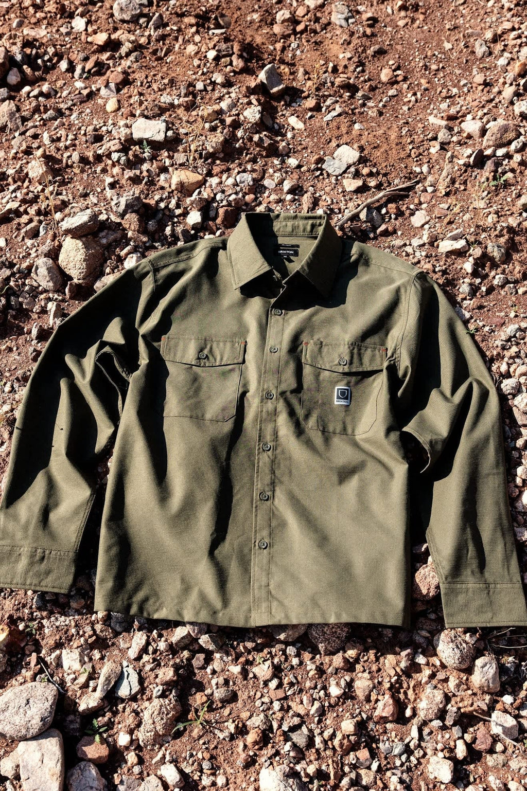 Journey Lightweight Long Sleeve Shirt - Dark Olive