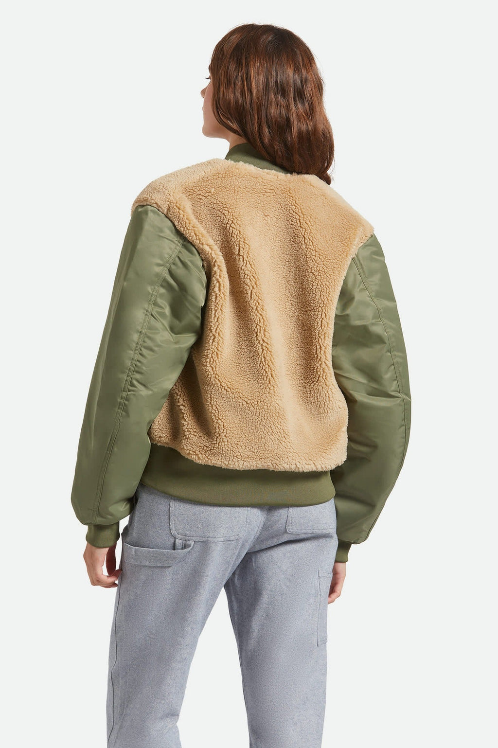 Sherpa Surplus Bomber Jacket - Olive Surplus