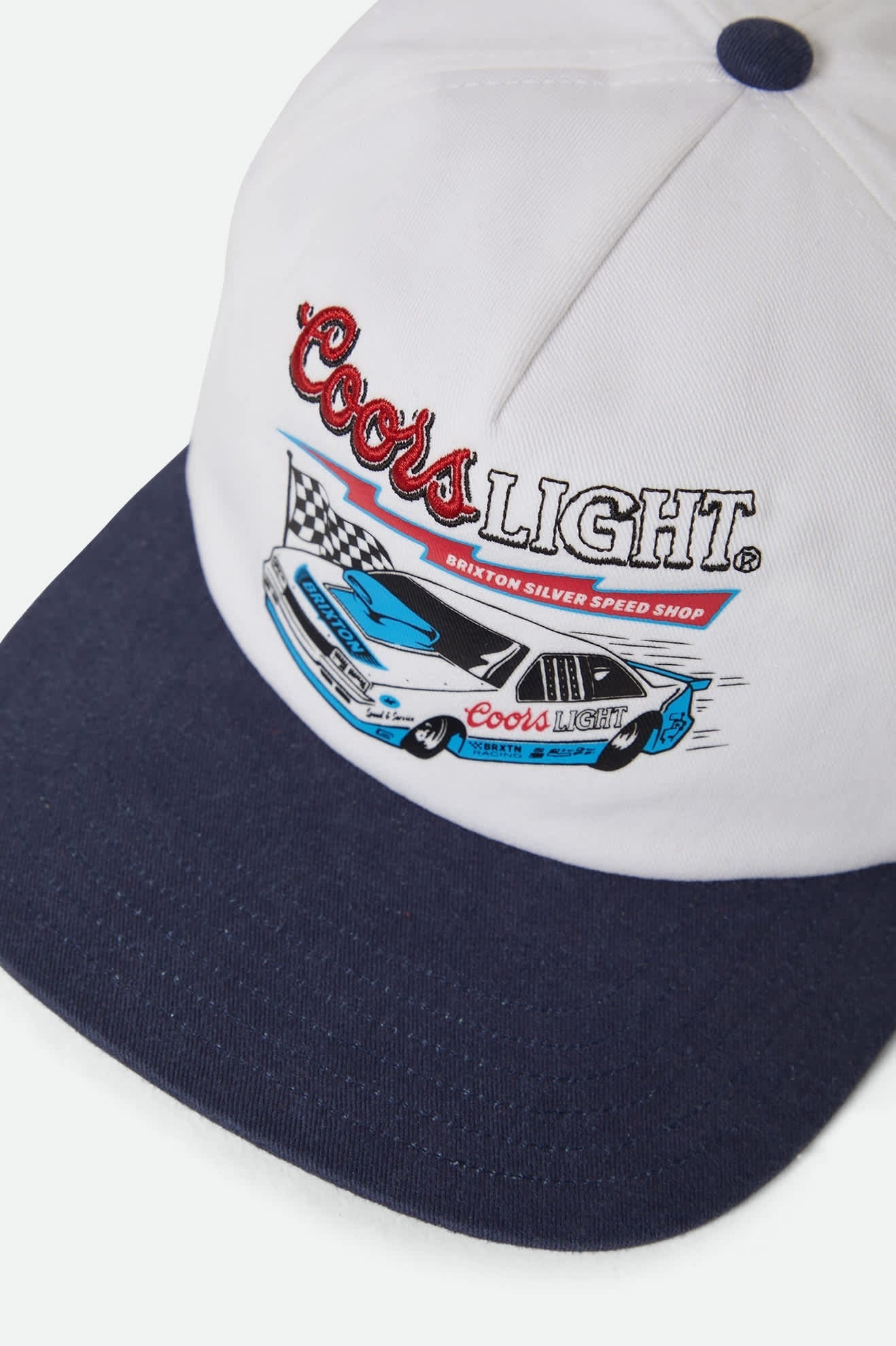 Coors Light Blower Snapback - White/Coors Navy