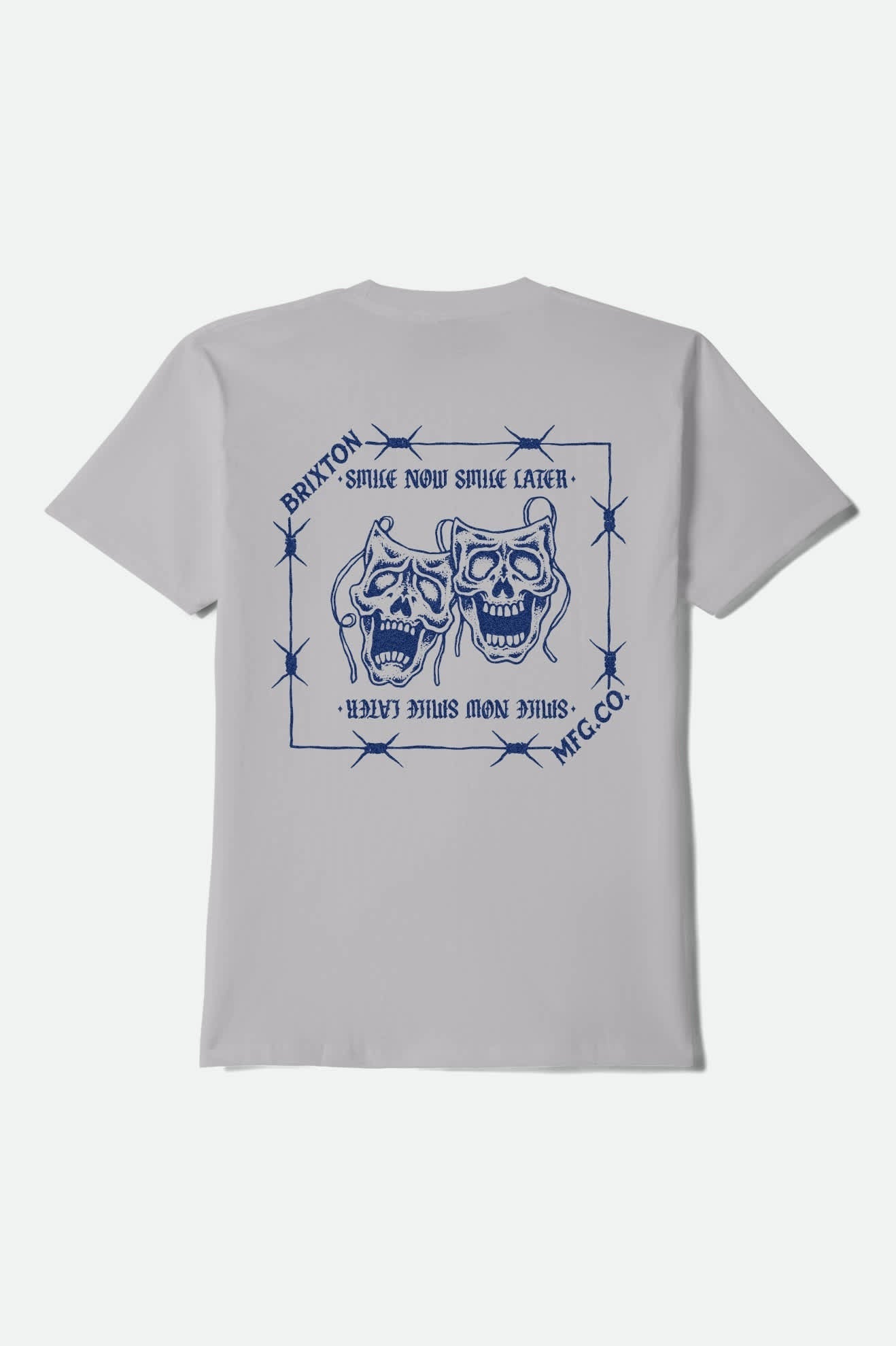 Smile Always Short Sleeve T-Shirt - Pebble Stone Worn Wash