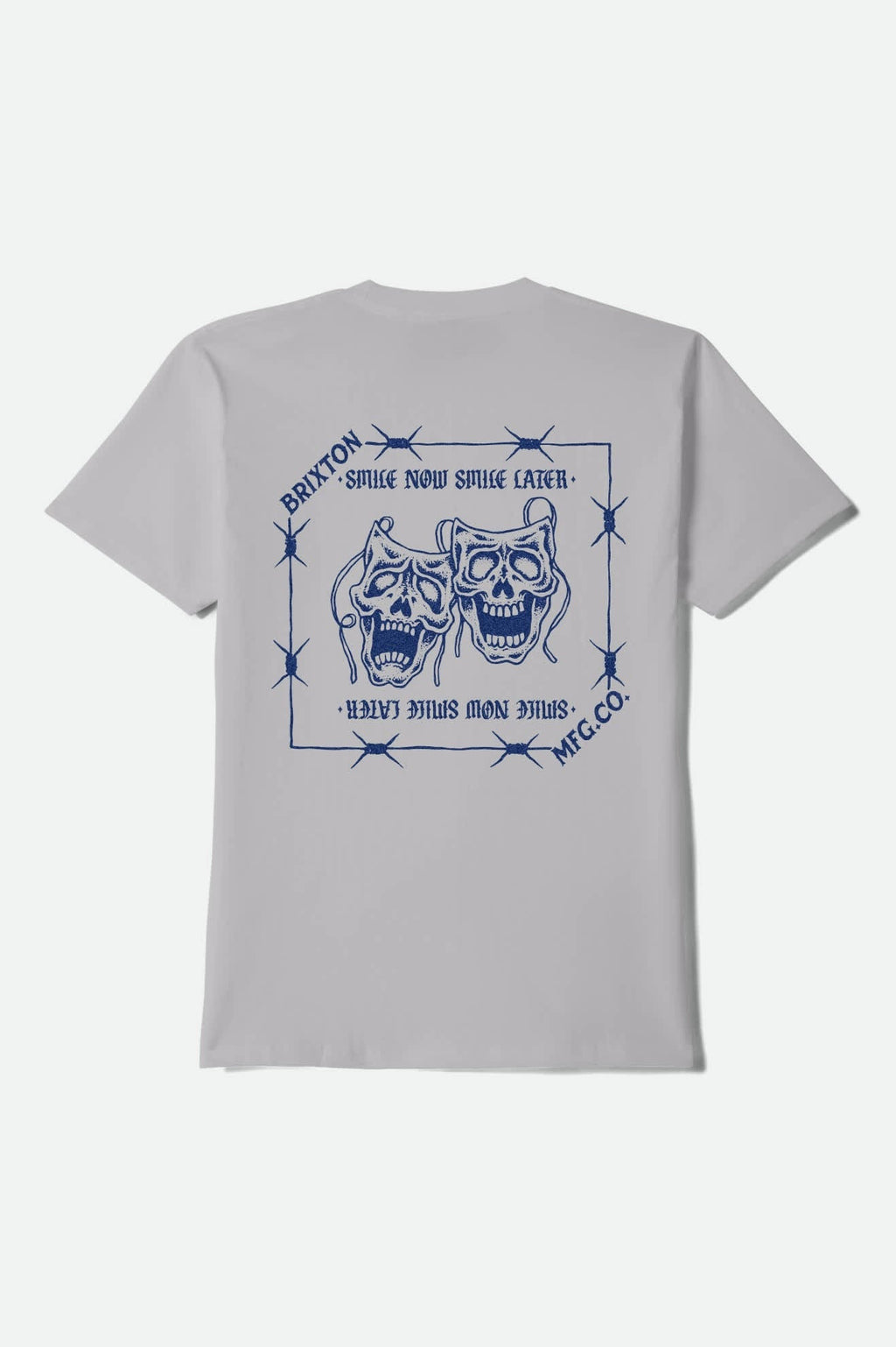 Smile Always Short Sleeve T-Shirt - Pebble Stone Worn Wash
