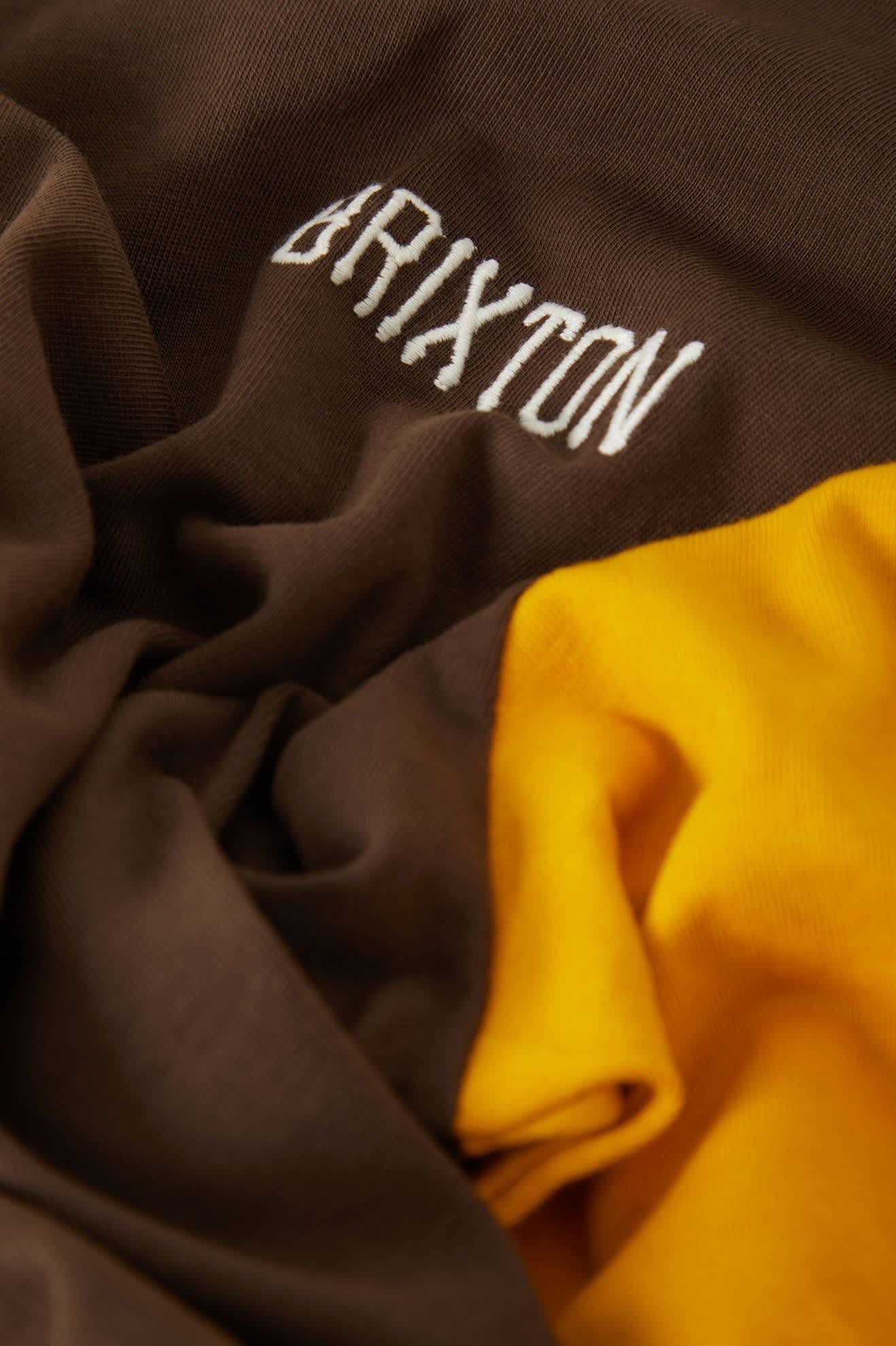 Boxy Baseball T-Shirt - Walnut Brown/Golden Hour