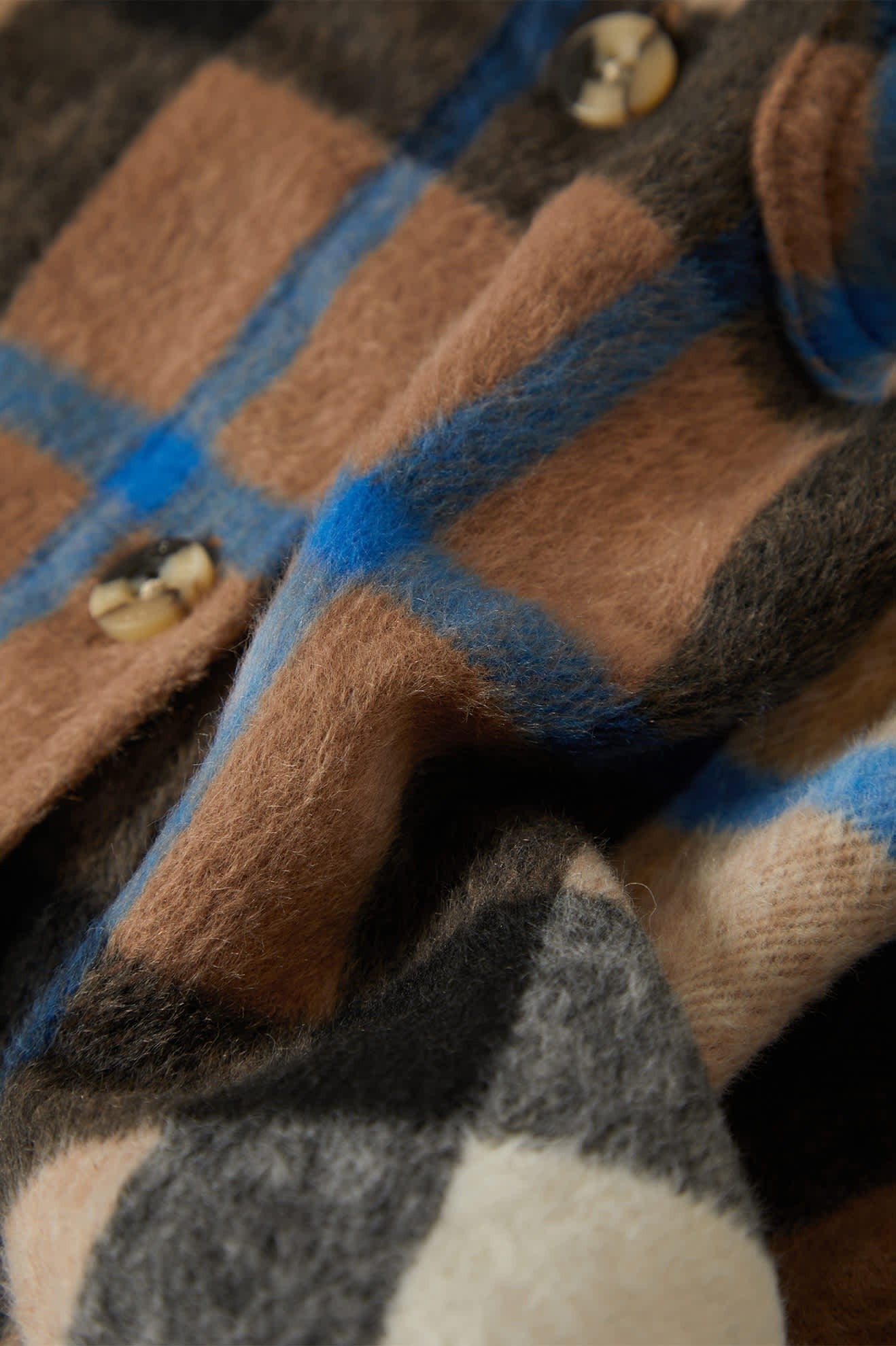 Bowery Women's Soft Brushed Flannel - Washed Black/Sand