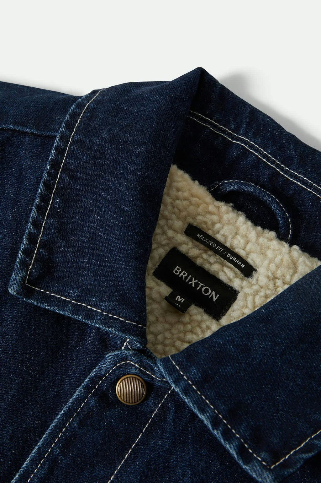 Durham Sherpa Lined Jacket - Medium Wash Denim