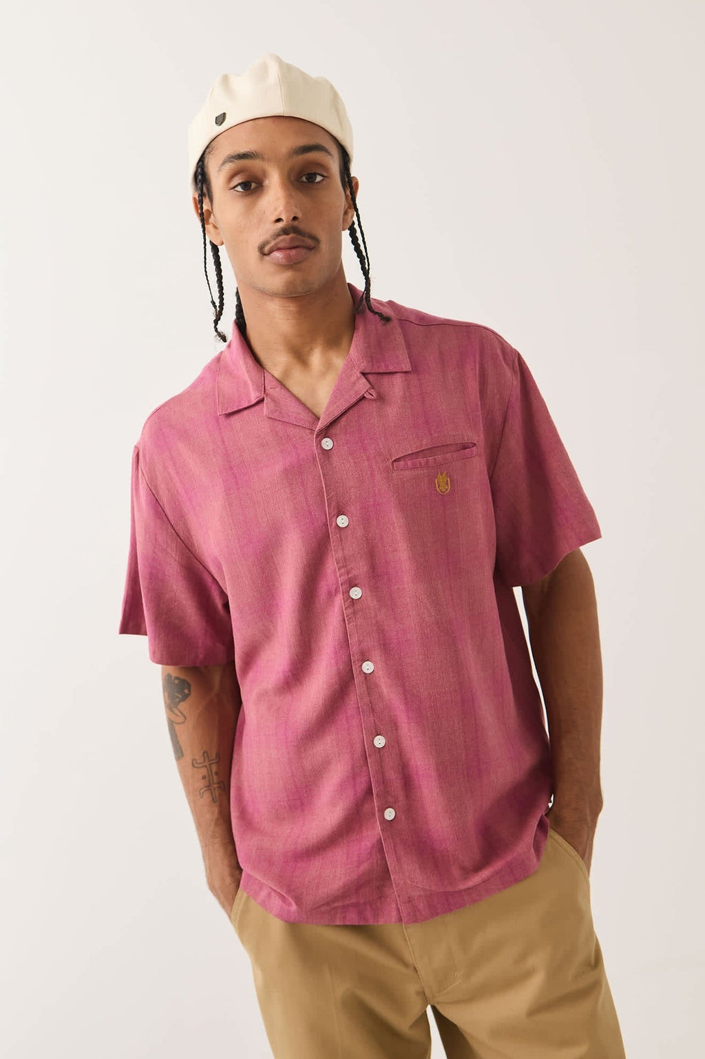 Century Shirt - Pink Shadow Plaid