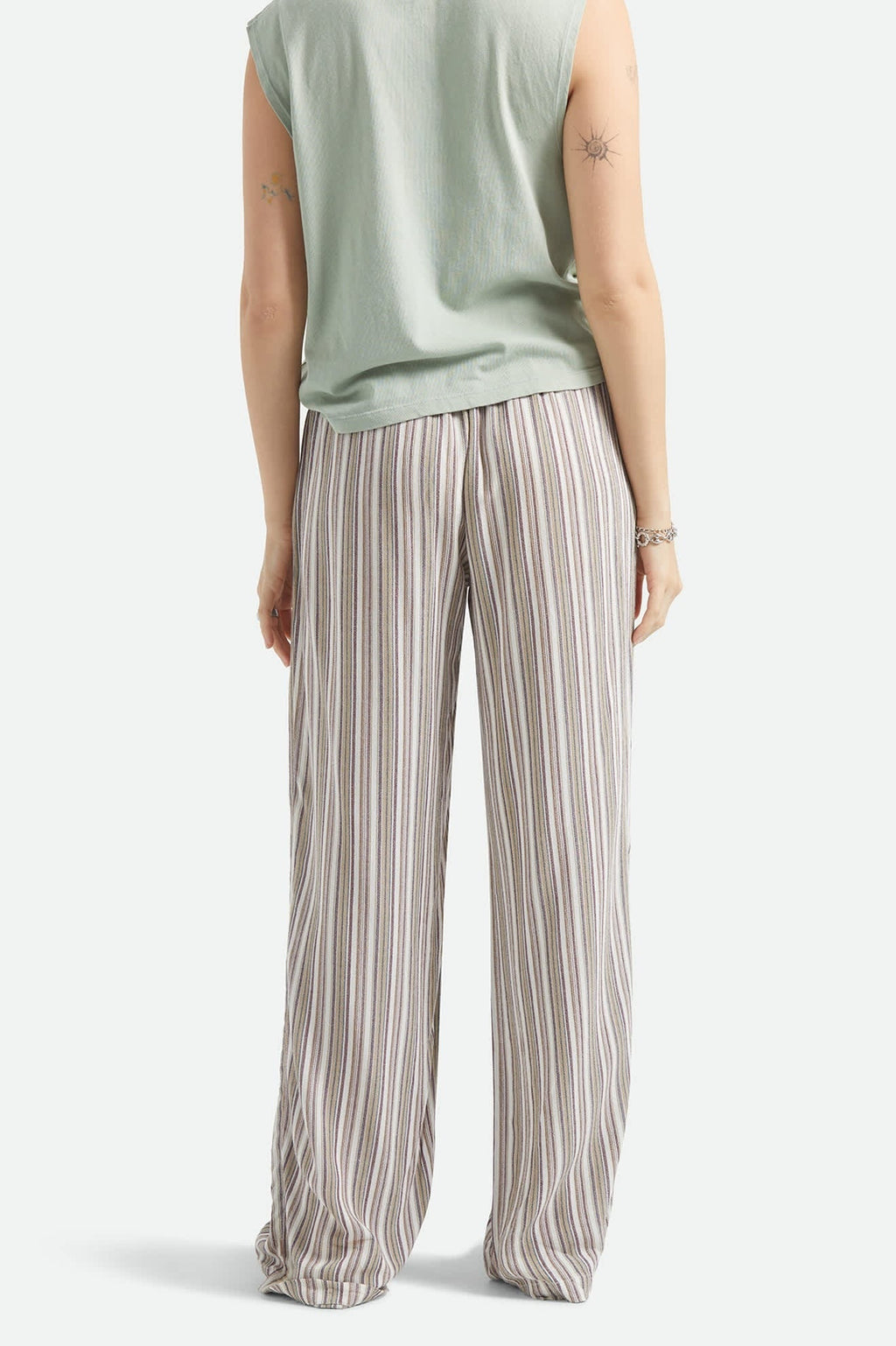 The Alley Lounge Pant - Worn In Robust Red Stripe