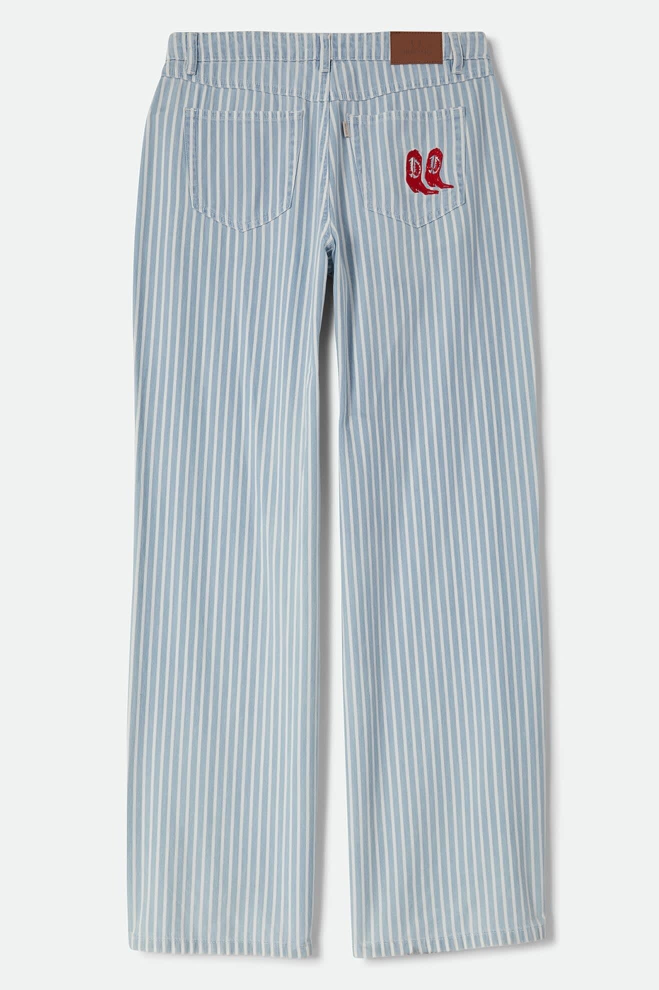The Chloe 5-Pocket Pant - Two Boot Stripe