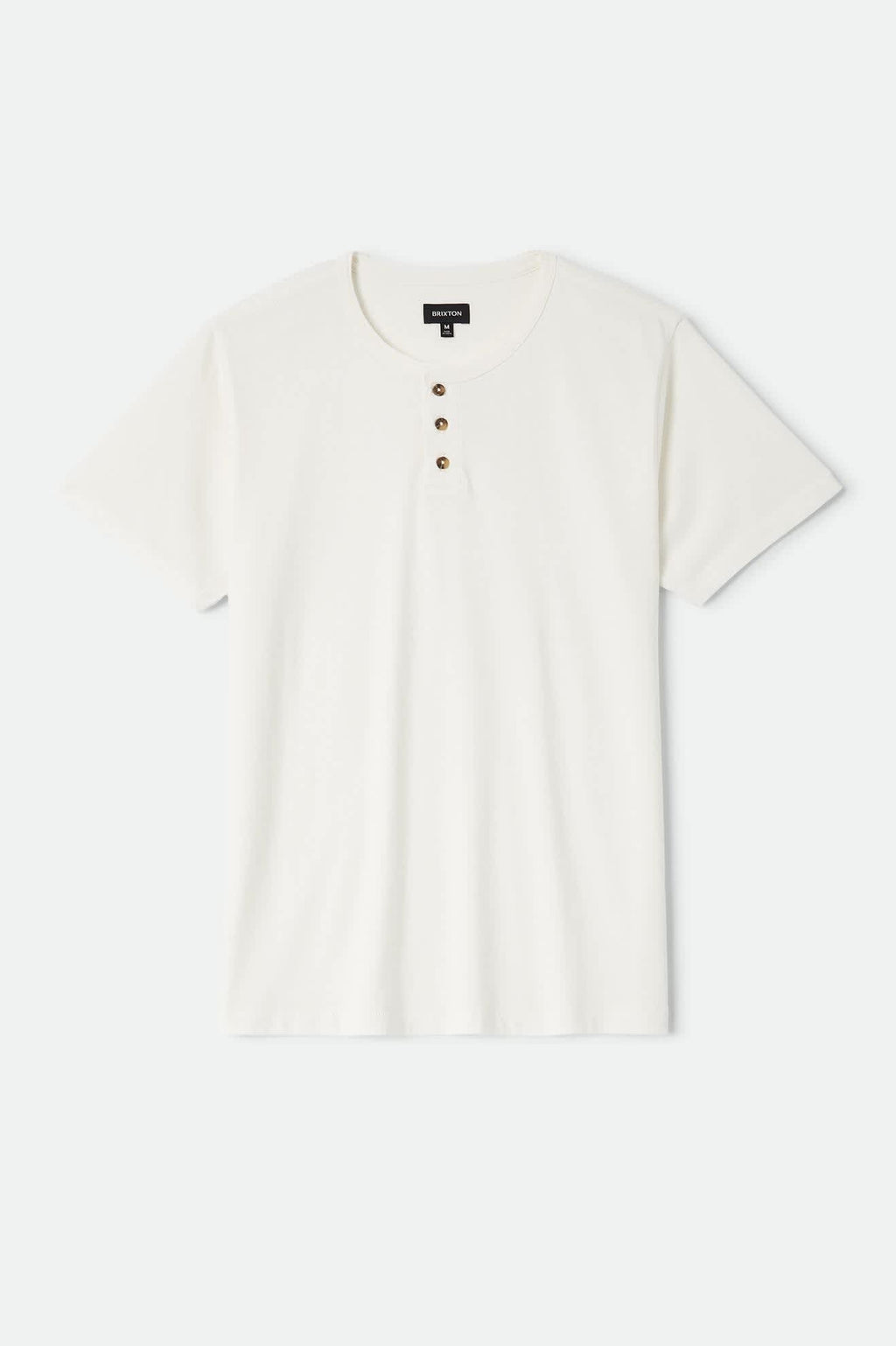 Brixton Baseline Henley T-Shirt - Off White Vintage Wash