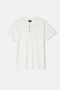Brixton Baseline Henley T-Shirt - Off White Vintage Wash