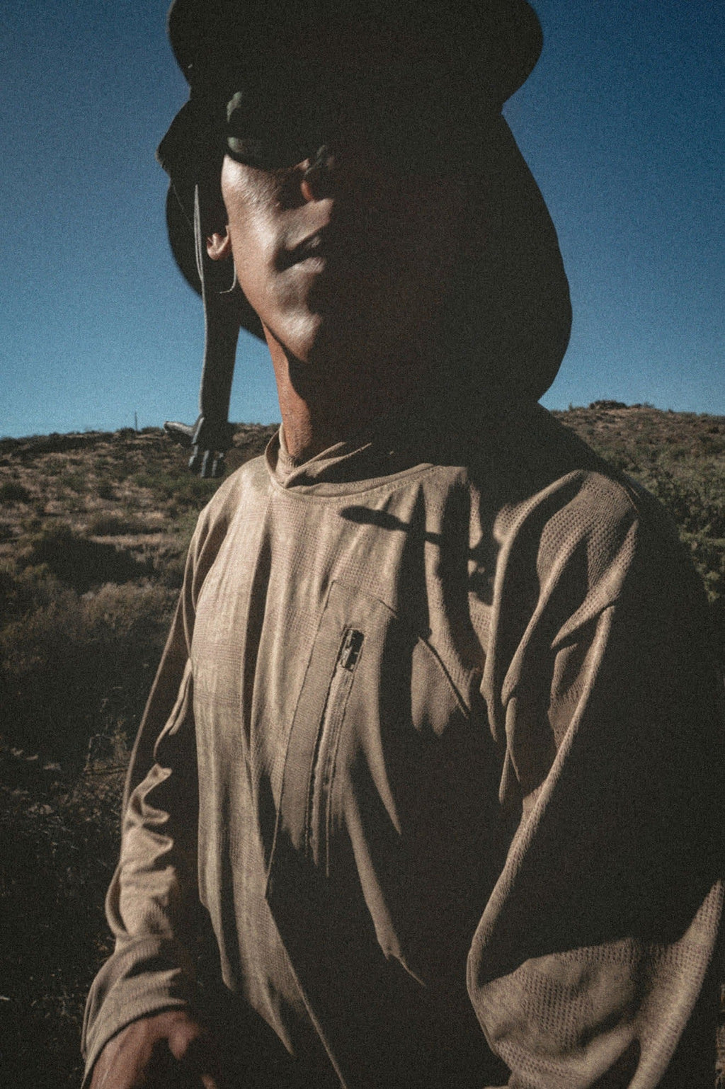Journey Long Sleeve Sun Hoodie - Desert Tiger Camo