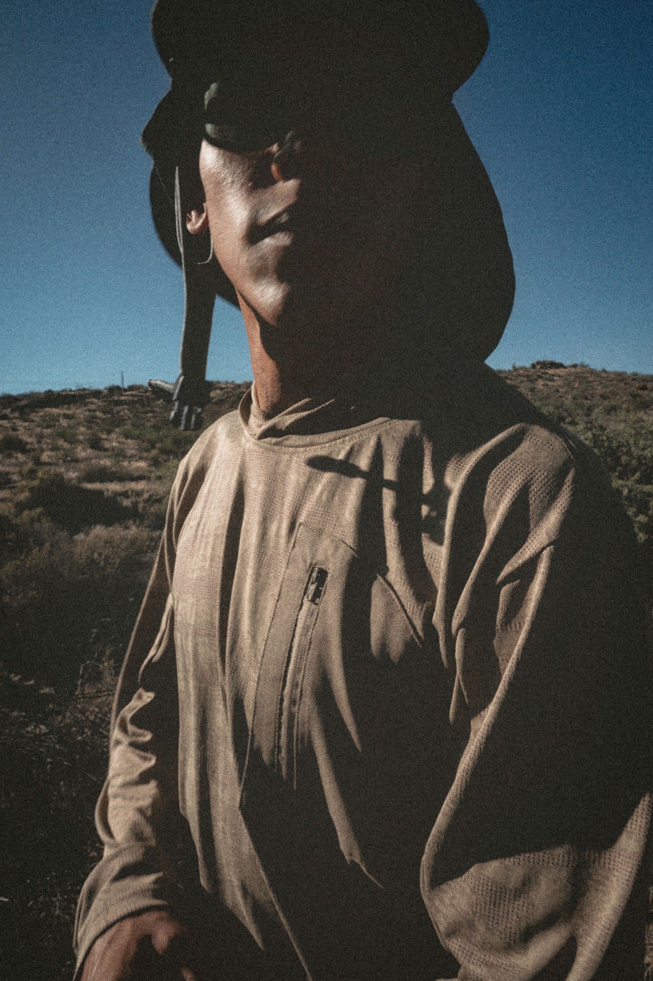 Journey Long Sleeve Sun Hoodie - Desert Tiger Camo