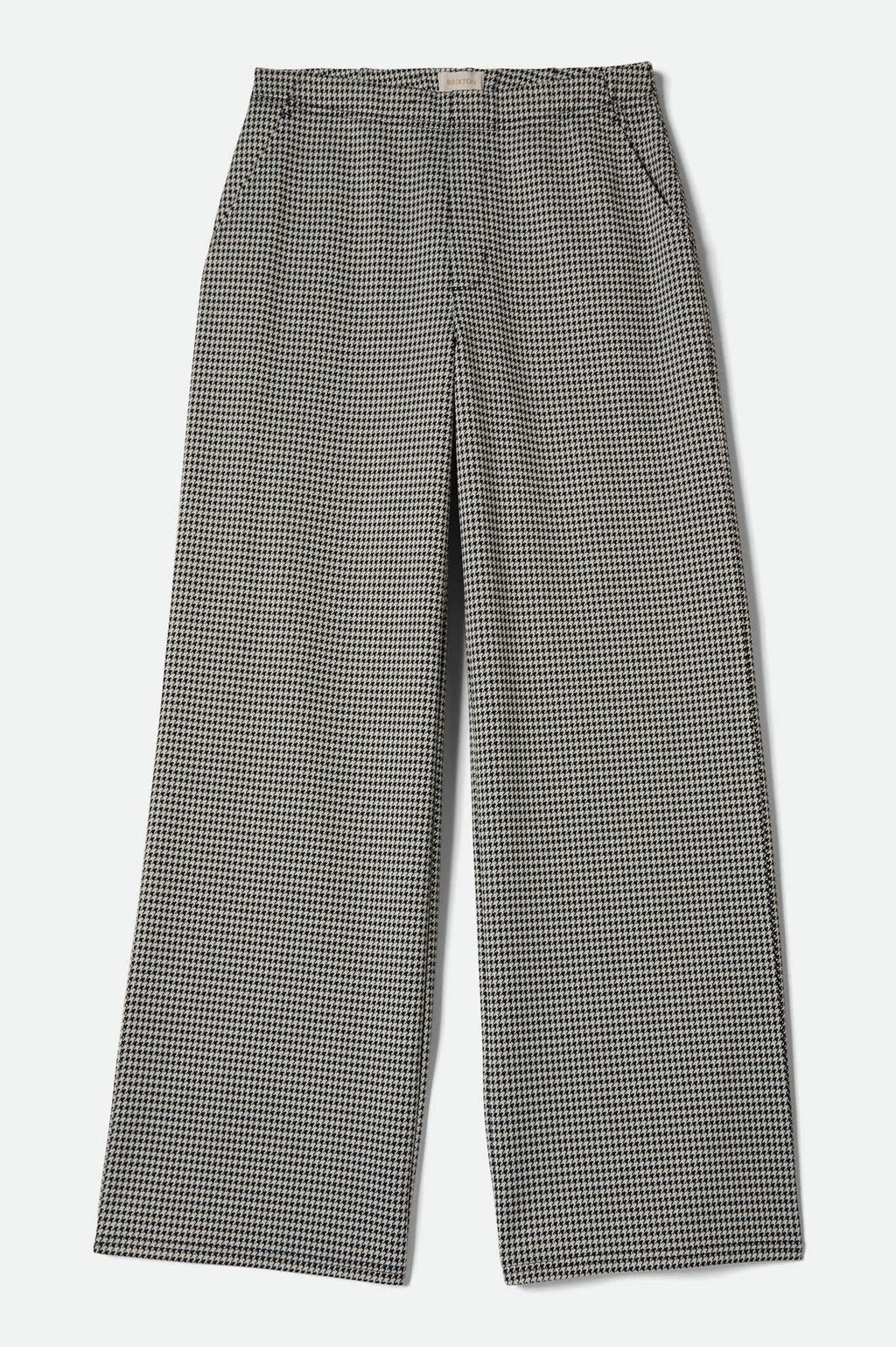 Houndstooth Leisure Trouser Pant - Winter White/Black