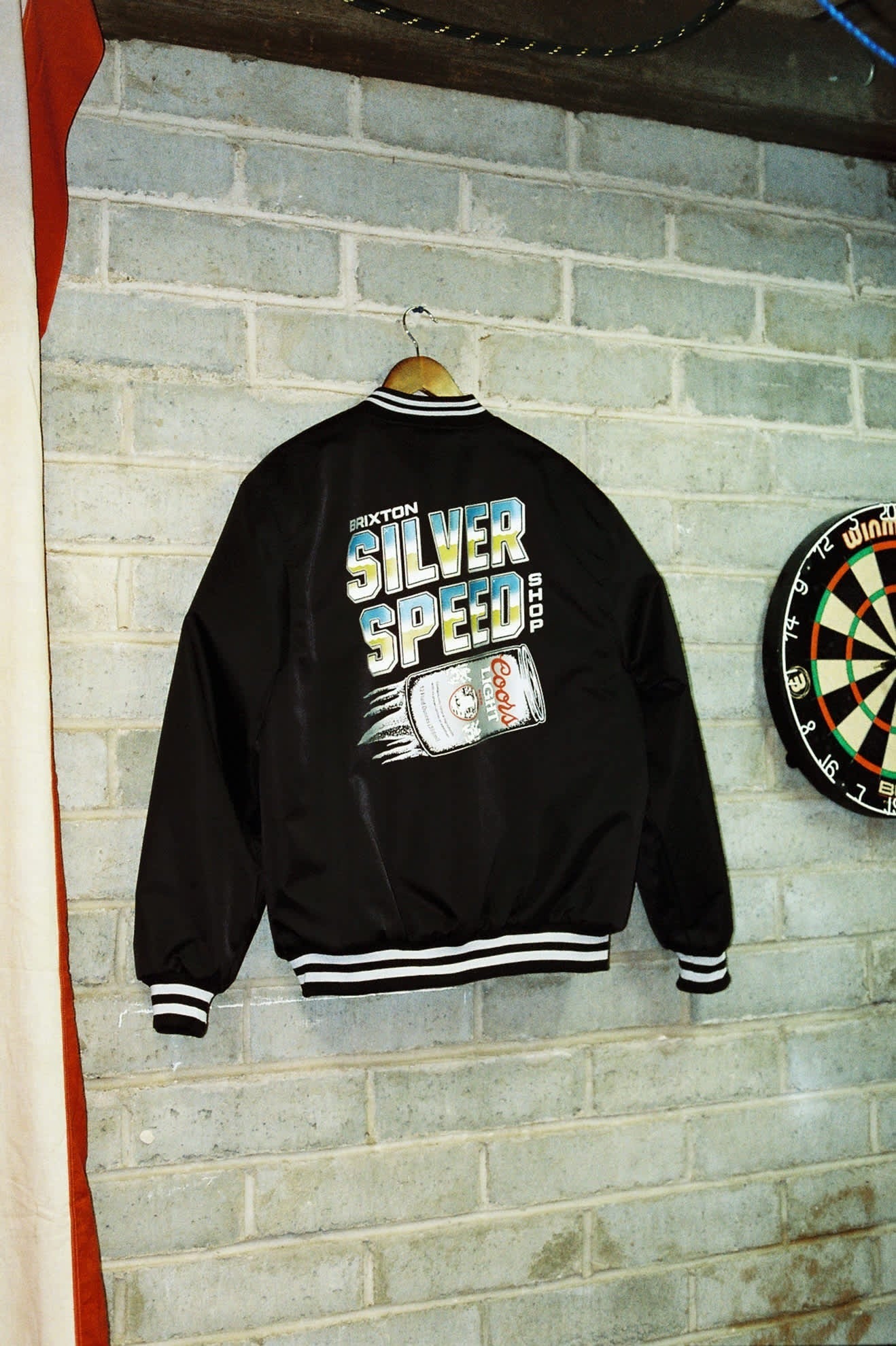 Coors Light Silver Speed Shop Jacket - Black/Silver