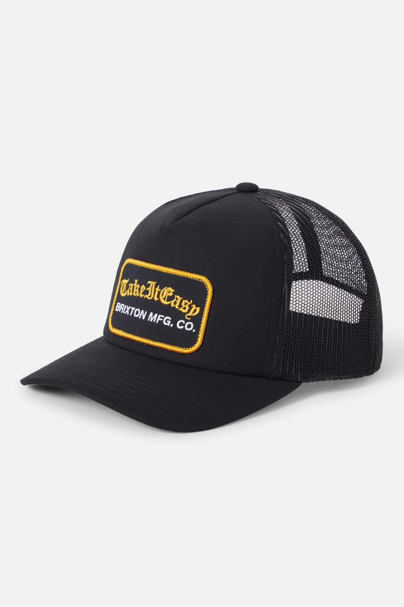 Take It Easy Netplus Trucker Hat - Washed Black