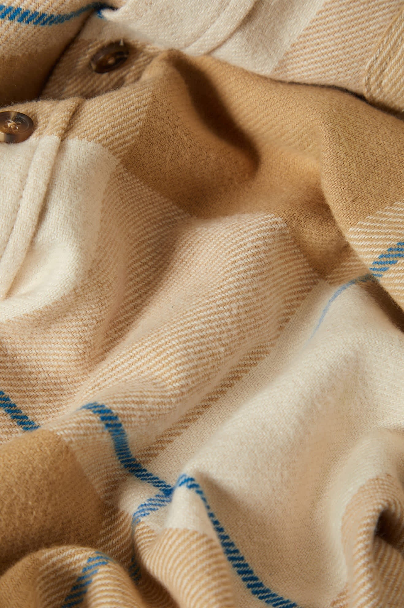 Bowery Flannel - Whitecap/Sand/Cyber Blue