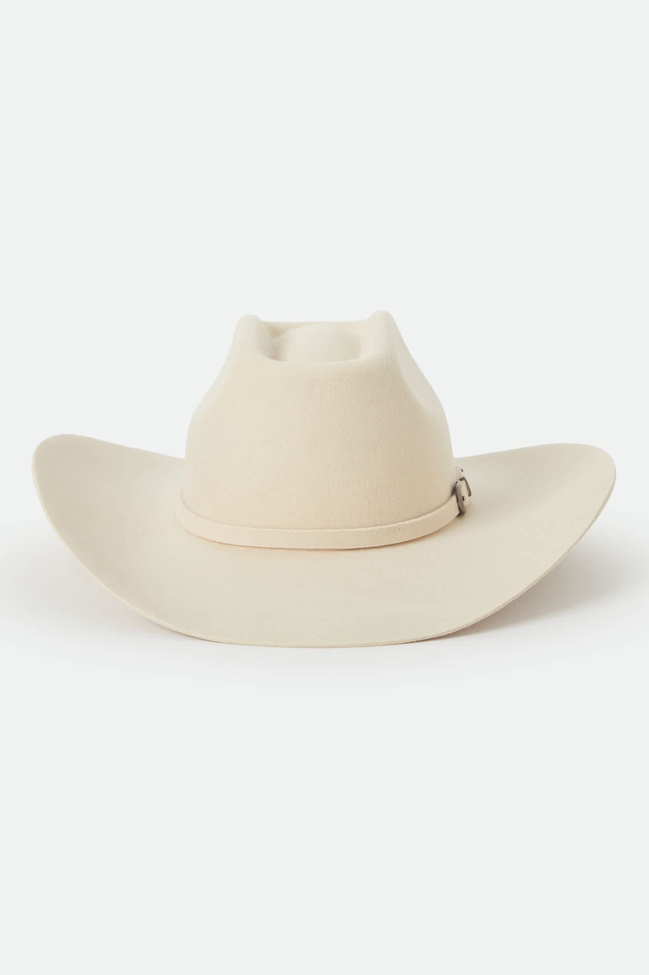 Prescott Brick Top Cowboy Hat - Wax Paper